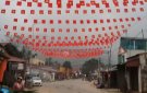 Đường phố bản Ngàm Pốc xã Yên Thắng rộn ràng những ngày giáp Tết Ất Tỵ