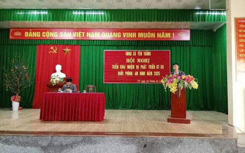 UBND xã Yên Thắng đã tổ chức Hội nghị triển khai nhiệm vụ phát triển kinh tế - xã hội, quốc phòng - an ninh năm 2025. 