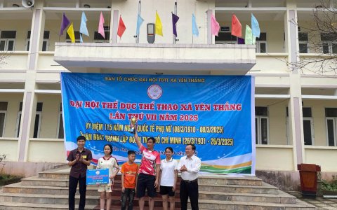 xã Yên Thắng tổ chức đại hội thể dục thể thao lần thứ VII năm 2025